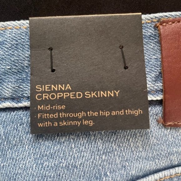 Frye Sienna Cropped Skinny Mid-rise Jeans NWT - Picture 4 of 8
